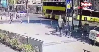Fatih’te tramvayla İETT otobüsünün çarpıştığı kaza kamerada | Video