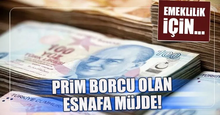 Esnafa emeklilik için kredi kolaylığı