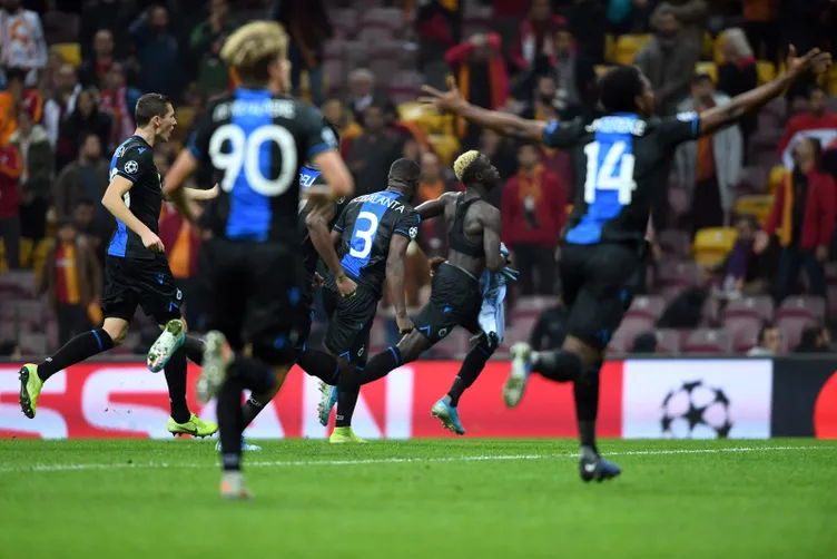 Galatasaray - Club Brugge maçından kareler