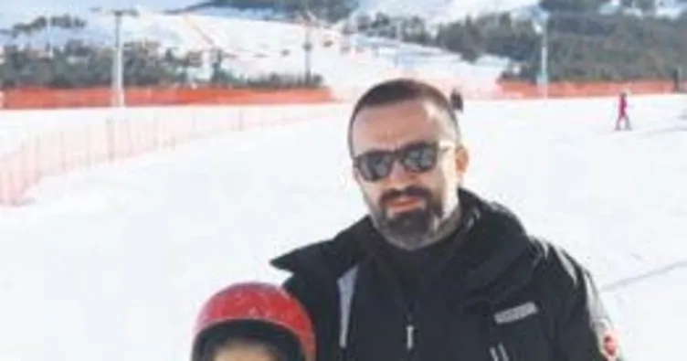 Murat Aşık’ın kayak keyfi