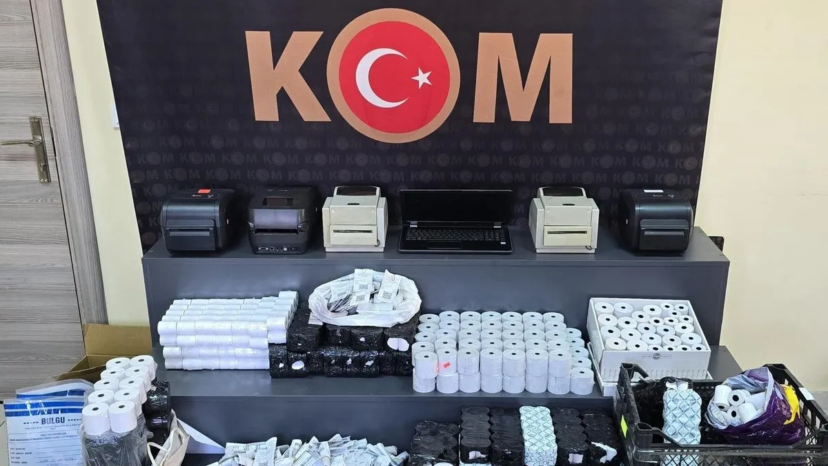 Kocaeli'de 60 milyon TL'lik sahte fatura operasyonu: 57 şüpheli gözaltında