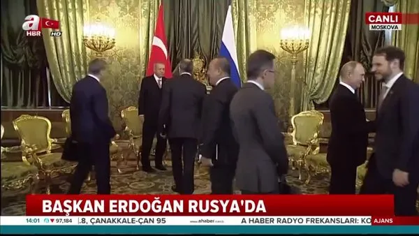 Başkan Erdoğan Rusya'da! İşte ilk açıklamalar