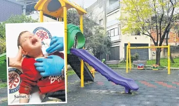 Çocuk parkında dehşeti yaşattı
