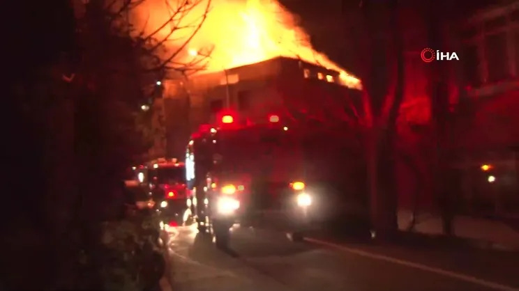 SON DAKİKA | Üsküdar’da yangın | Video