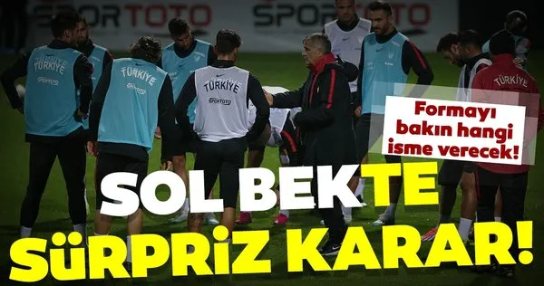 Şenol Güneş'den sürpriz sol bek kararı! Türkiye - Arnavutluk muhtemel 11'ler...