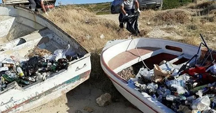 Bozcaada’da tatilcilere ’çöp’ çağrısı