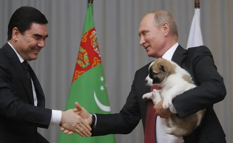 Putin’e çoban köpeği hediye edildi!