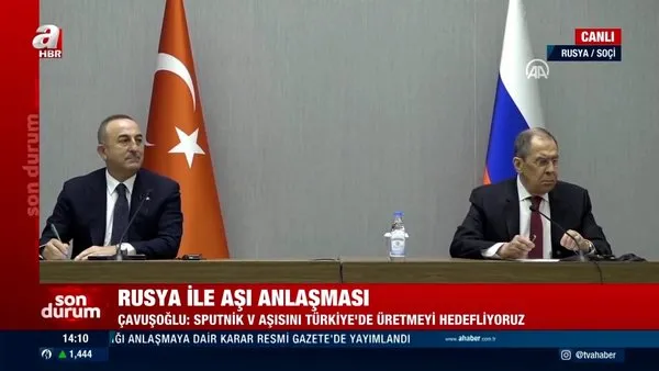 Son dakika! Dışişleri Bakanı Çavuşoğlu ve Rusya Dışişleri Bakanı Lavrov'dan ortak basın toplantısı | Video