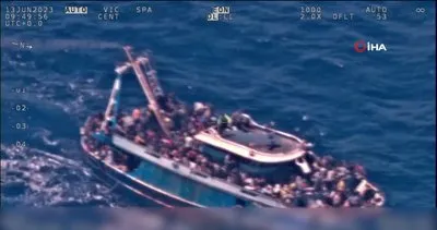 Yunanistan’da göçmen gemisinin batmadan önce çekilen görüntüleri paylaşıldı! Faciada ölü sayısı 82’ye yükseldi | Video