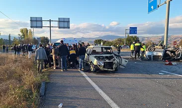 Çorum’da feci kaza! İki otomobil çarpıştı: Yaralılar var