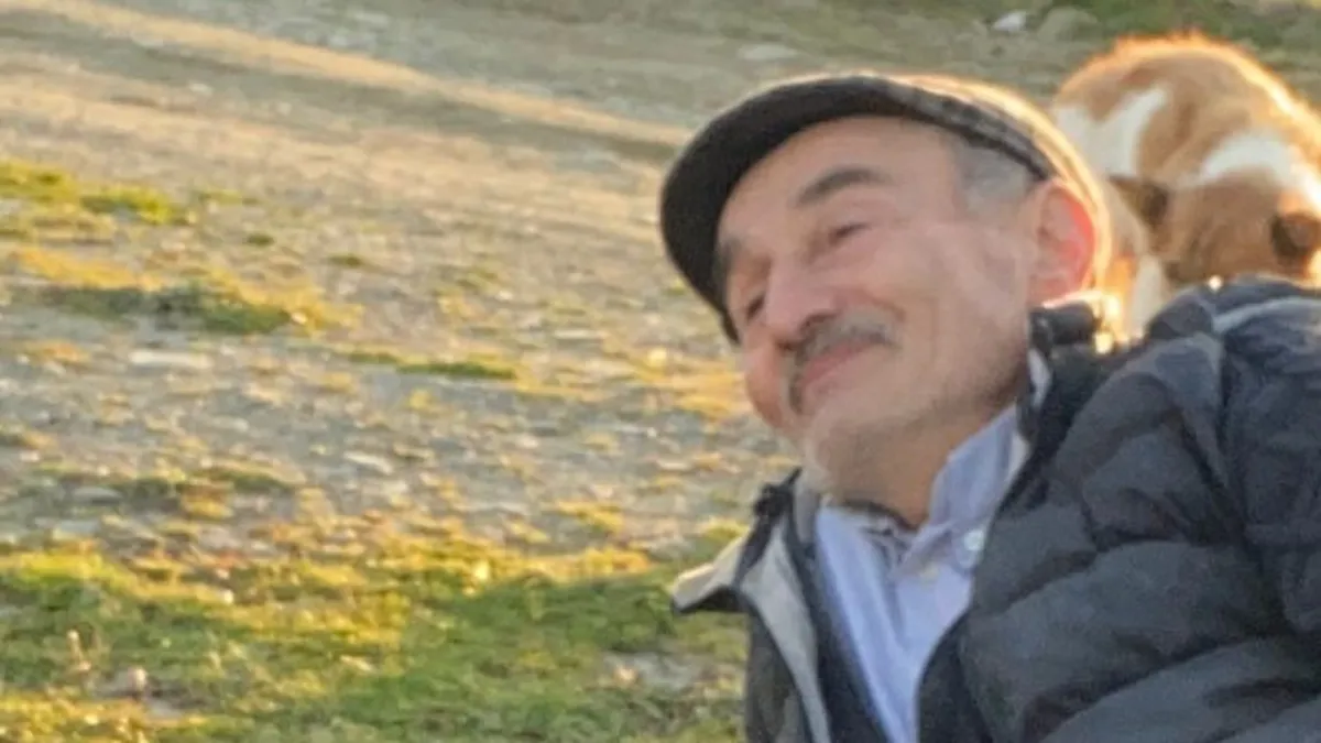 Samsun'un Yakakent ilçesinde meydana gelen olayda hayatını kaybeden yaşlı adamın düştüğü yamaç.