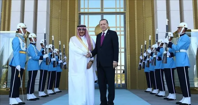 Cumhurbaşkanı Erdoğan, Suudi Arabistan Veliaht Prensi Nayif’i kabul etti