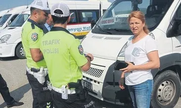 Uşak’ta servis araçlarına denetim