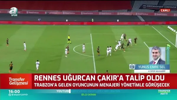 Trabzonsporlu genç yıldız Uğurcan Çakır'a Fransız ekibi Rennes talip!