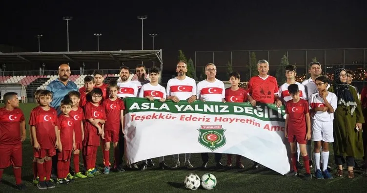 ‘Kahramanların Çocukları Futbol Buluşması’ gerçekleştirdi