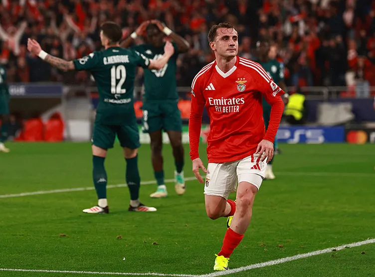 Son dakika haberi: Kerem Aktürkoğlu ve Orkun Kökçü attı, Benfica turladı!