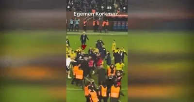 Trabzonspor 2-3 Fenerbahçe maçındaki skandal olaylar kamerada!