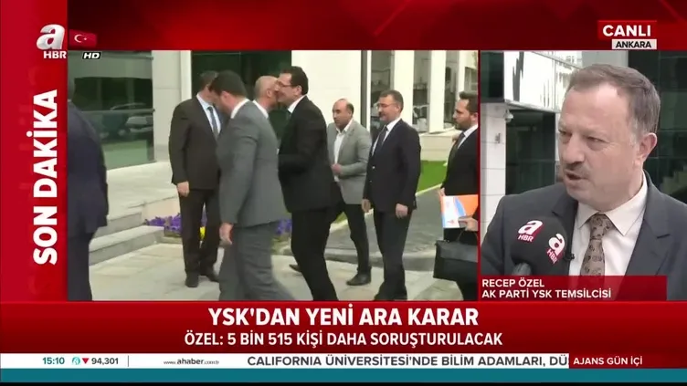 YSK'dan yeni ara karar