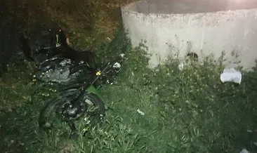 Ankara’da motosiklet sürücüsü feci şekilde can verdi