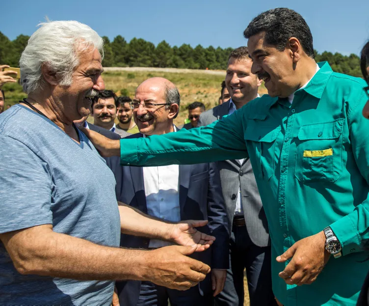 Venezuela Devlet BaÅkanı Nicolas Maduro'dan DiriliÅ ErtuÄrul setine ziyaret