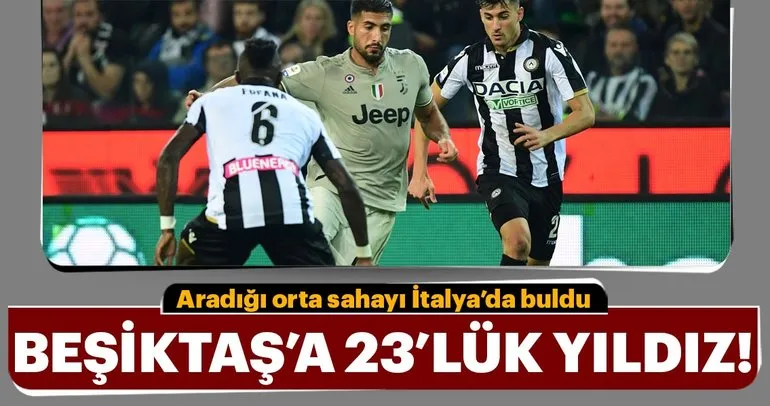 Beşiktaş’tan transfer hamlesi! Orta sahaya 23’lük yıldız