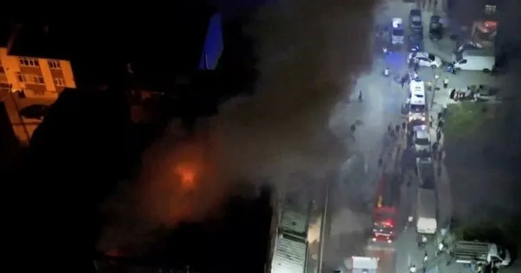 Arnavutköy’de çatı katında çıkan yangında 6 kişi dumandan etkilendi