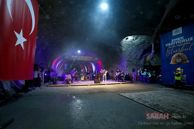 Şarkıcı Kıraç yerin 72 metre altında konser verdi! 1 Mayıs Emek ve Dayanışma Günü’nü böyle kutladı!