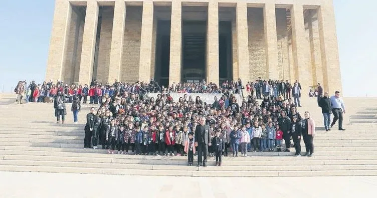 270 öğrenci Anıtkabir’i ziyaret etti