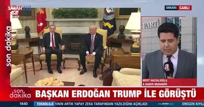 Başkan Erdoğan, Trump ile görüştü