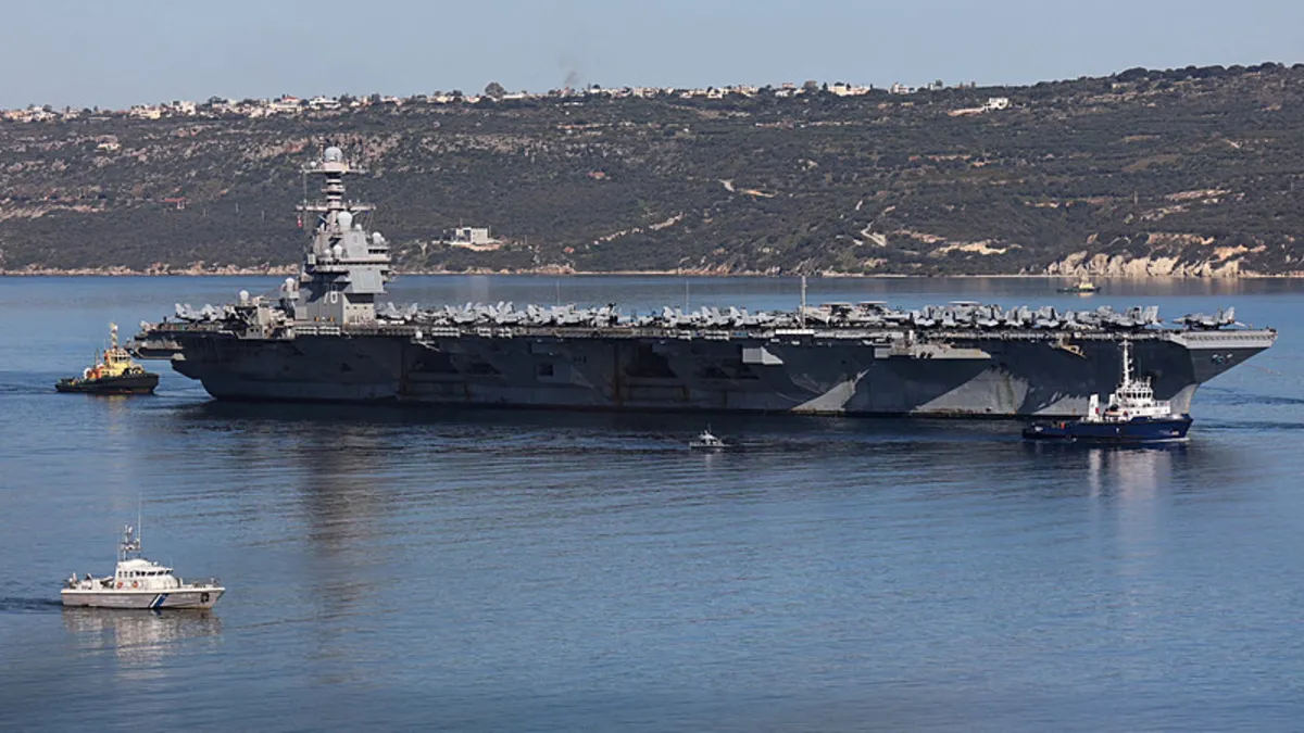 İran-ABD müzakerelerinin gölgesinde dikkat çeken hamle: ‘USS Gerald R. Ford’ uçak gemisi Girit’ten ayrıldı