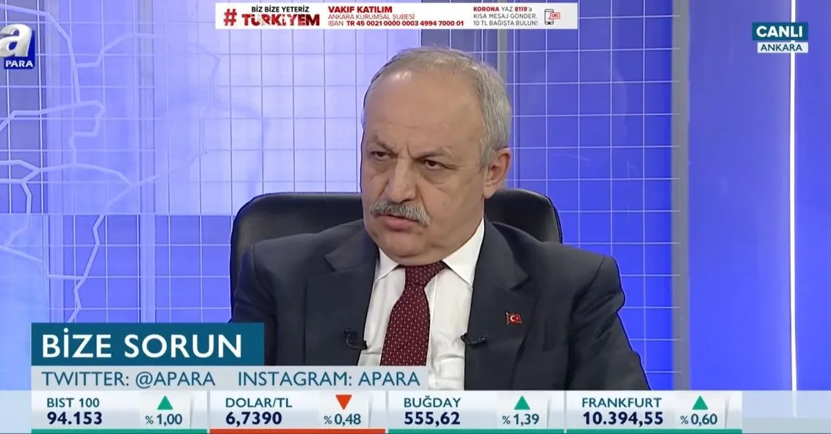 Bakan Yardımcısı Ahmet Erdem, kısa çalışma ödeneği hakkında tüm detayları A Para'ya anlattı