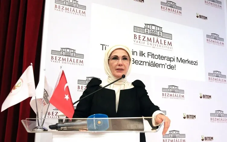 Emine Erdoğan Fitoterapi Eğitim Araştırma ve Uygulama Merkezinin açılışını yaptı