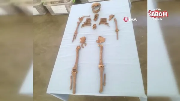 Domuztepe Höyüğü'nde Orta Çağ Dönemi'ne ait çocuk iskeleti bulundu | Video