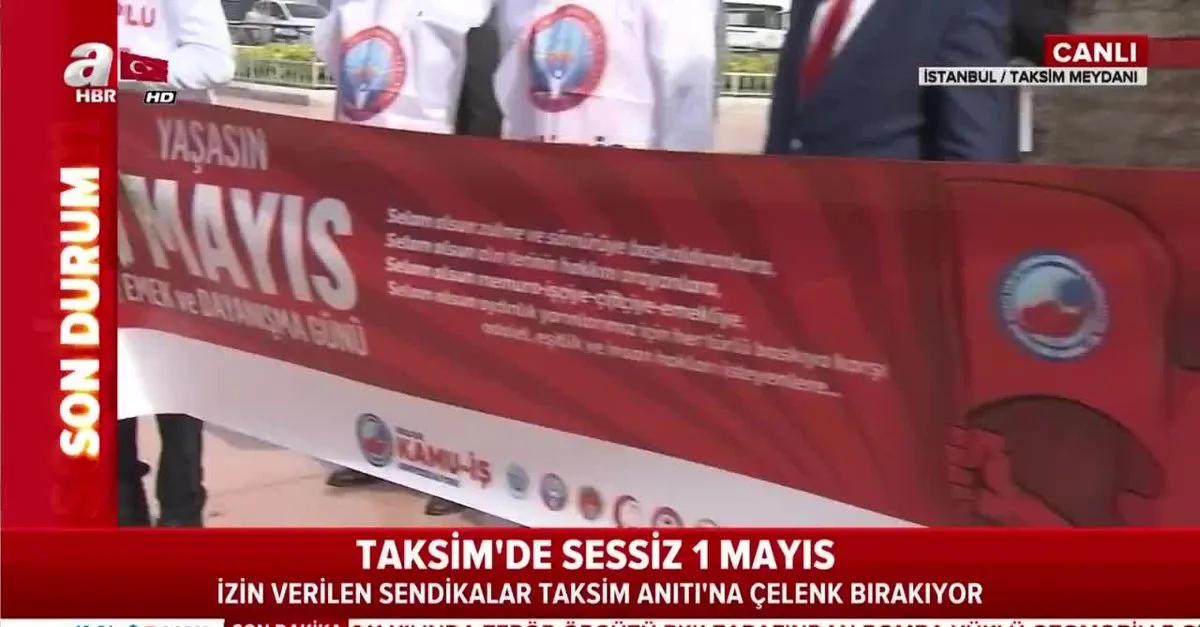 1 mayis isci bayrami mesajlari 1 mayis 2020 sendikalardan isci bayrami mesajlari ve celenk birakma programi video