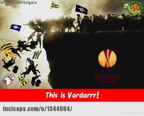 Fenerbahçe - Vardar maçı capsleri