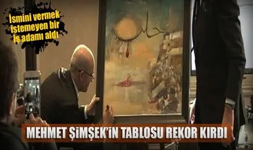 Mehmet Şimşek’in yaptığı resme 151 bin TL