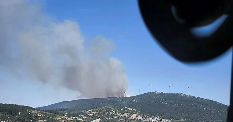 Soma’da orman yangını: Mahalle tahliye edildi!