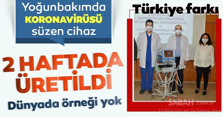 Afyonkarahisar’da 4 bilim insanı, koronavirüsü süzen UV-C sterilizatör cihazı üretti