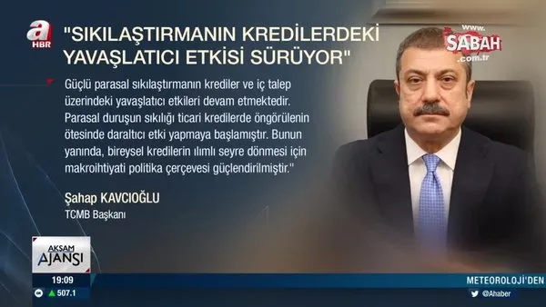 Son dakika: MB Başkanı Kavcıoğlu'ndan faiz mesajı | Video