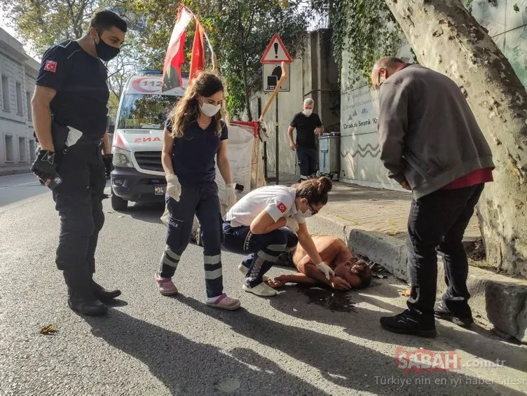 İstanbul’da son dakika! Kağıt toplayıcısı ayılır ayılmaz saldırmaya başladı