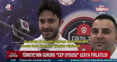 Son dakika: Uzaya fırlatılan Türkiye’nin ilk cep uydusu ’Grizu-263A’dan başarıyla sinyal alındı! | Video