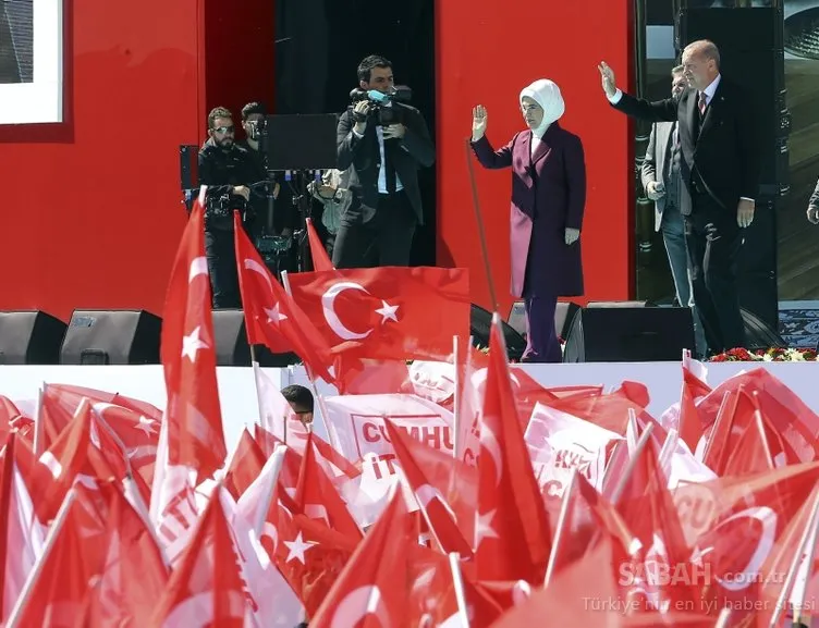 Başkan Erdoğan resmi rakamı açıkladı! Cumhur İttifakı Ankara mitinginde coşkulu kalabalık!