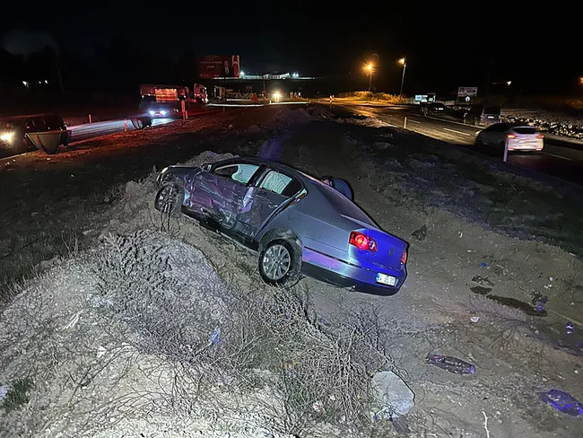 Kaza sonrası görüntü