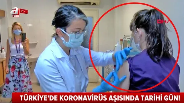 Son dakika haberi: İstanbul'da tarihi anlar! Türkiye'de ilk corona virüsü (Covid-19) aşısı böyle yapıldı | Video