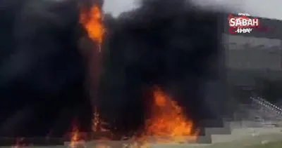 Ankara’da fabrikada yangın paniği | Video