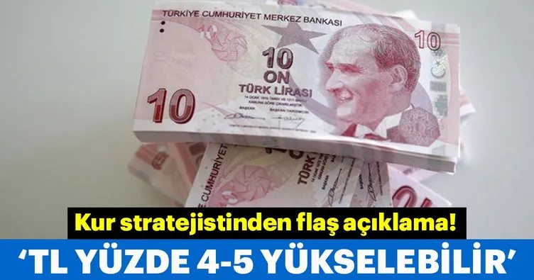 Türk Lirası %4-5 civarında değer kazanabilir