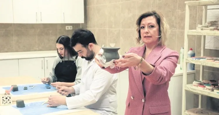 Körfezin dip çamuru seramik oluyor