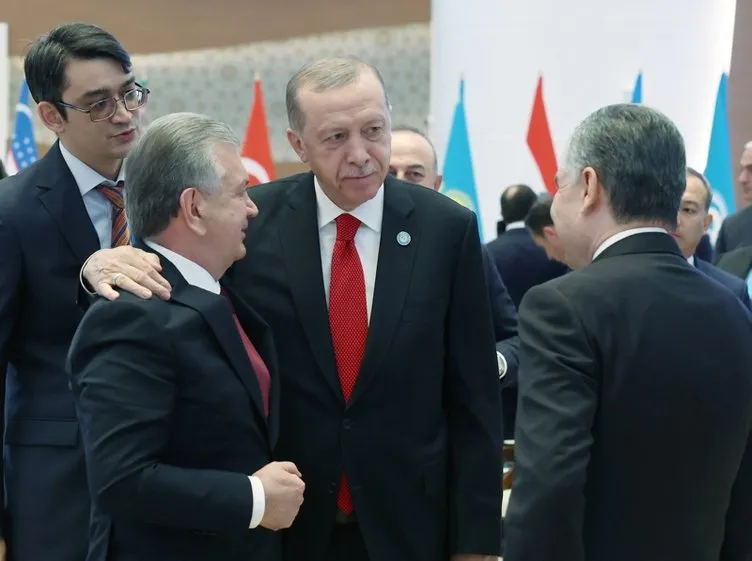 Başkan Erdoğan’dan peş peşe kritik görüşmeler! Semerkant’ta dikkat çeken kareler
