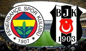 Fenerbahçe-Beşiktaş maçı ne zaman, saat kaçta, hangi kanalda? Fenerbahçe Beşiktaş maçını canlı izle!