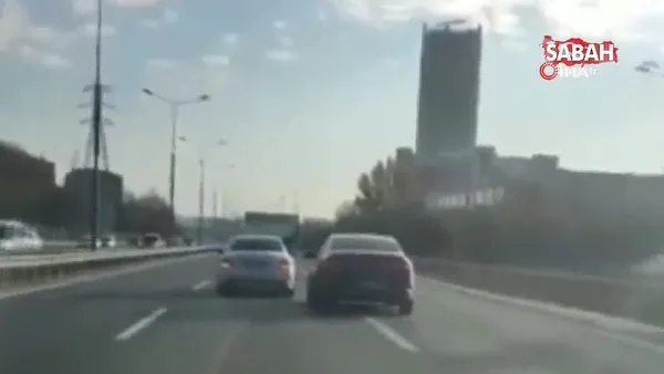 Basın Ekspres yolunda trafiği tehlikeye atan sürücüler yakalandı | Video